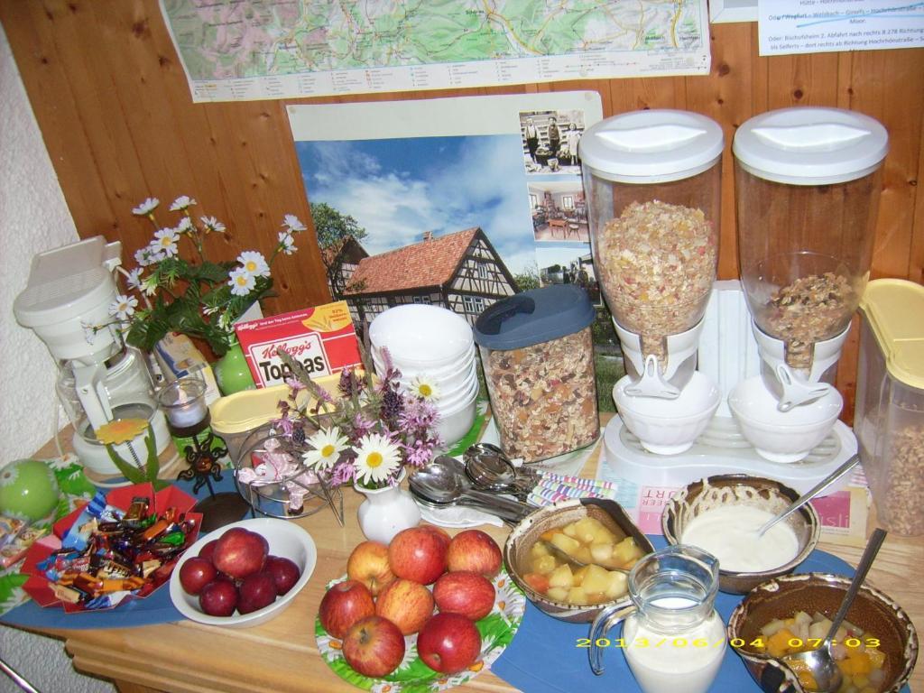Gaestehaus Hochrhoenblick Schönau an der Brend Zewnętrze zdjęcie